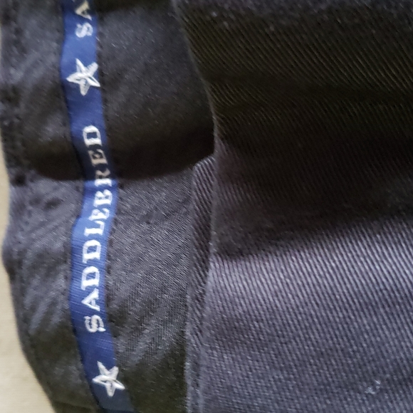 Sadlebred men's black pleated dress pants. - Picture 4 of 4